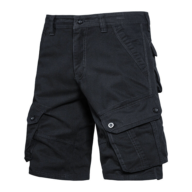 Herren Cargo-Shorts Vieltaschige Freizeit-Shorts Sommer