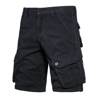 Herren Cargo-Shorts Vieltaschige Freizeit-Shorts Sommer