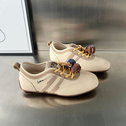 Damen Sport Schuhe Leder Freizeitschuhe Elegant Modern