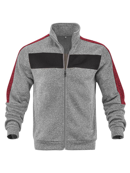 Herren Fleecejacke Sportlich Reflektierend Warm