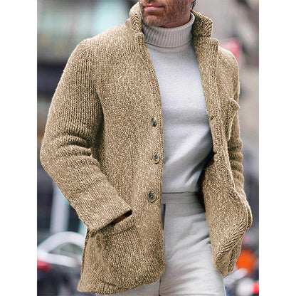 Herren Strickjacke Modern Elegante Textur