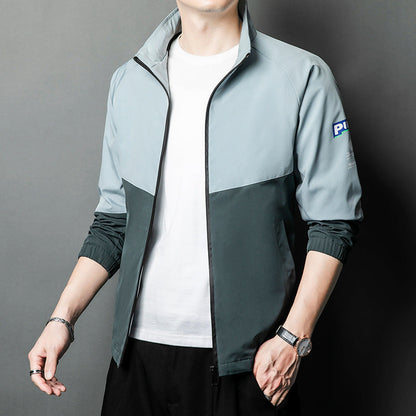 Herren Sportjacke Übergangsjacke Elastisch Reflektierend