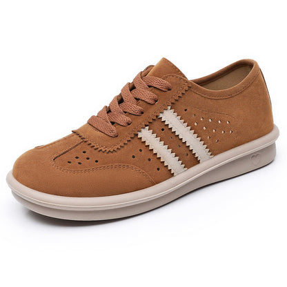 Damen Sneaker Weich Wildleder Bequem