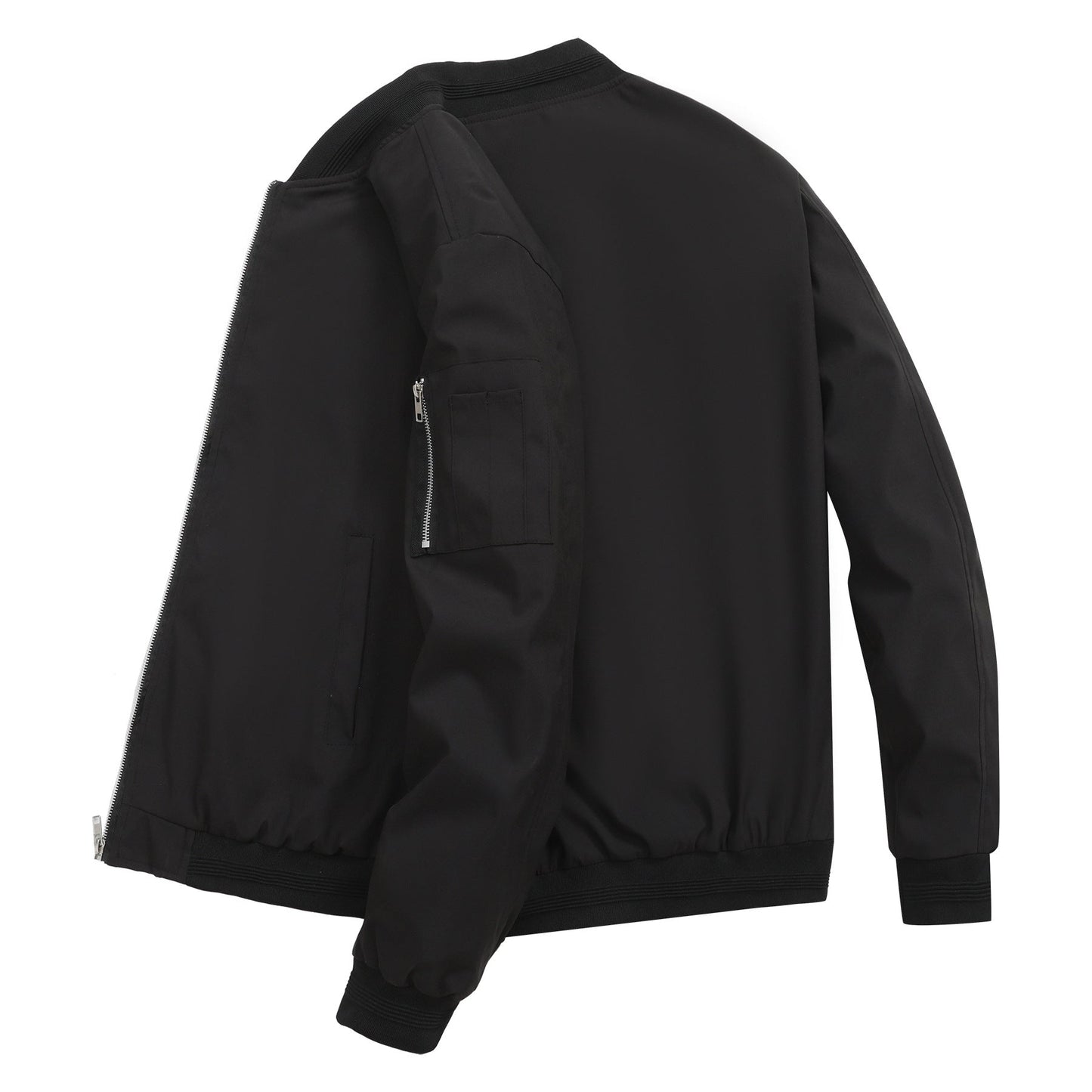 Herren Bomberjacke Elastisch Vieltaschen Modern