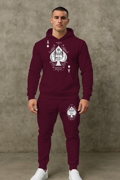 Herren Hoodie Sportlich mit Grafik-Design