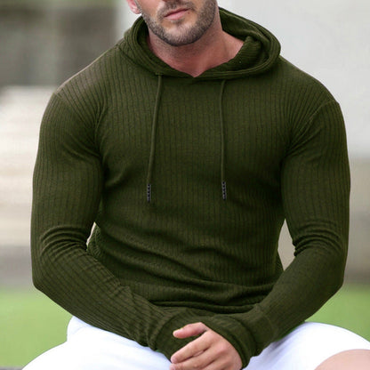 Herren Kapuzenpullover Rippdesign Modern Trendig