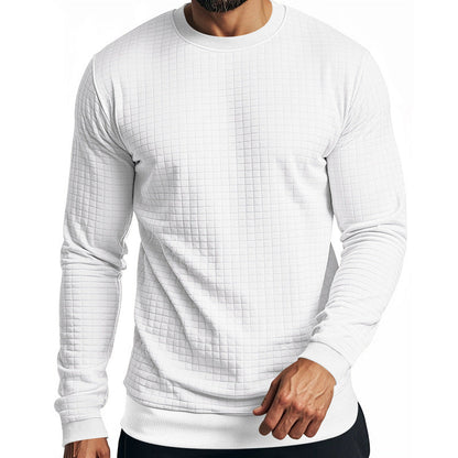Herren Langpullover Strukturiert Modern Elegent