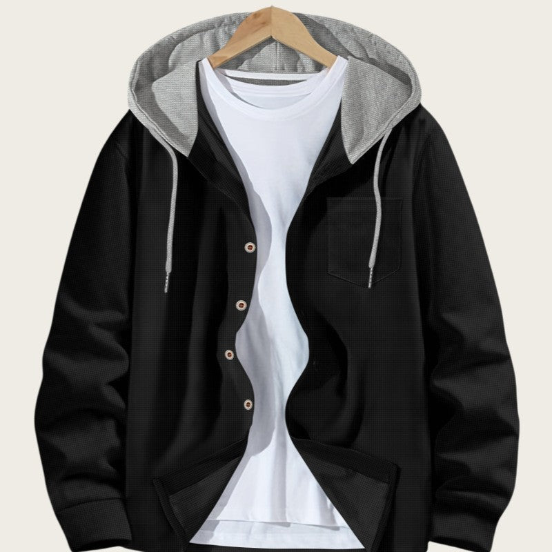 Herren Kapuzenjacke Lässig Mit Hoodie Modern