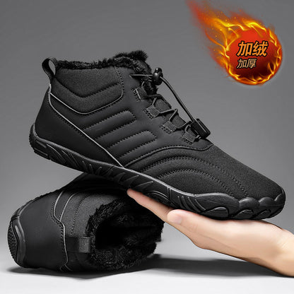 Damen Winter Sneaker Isoliert Rutschfest Schnell Schnürsystem