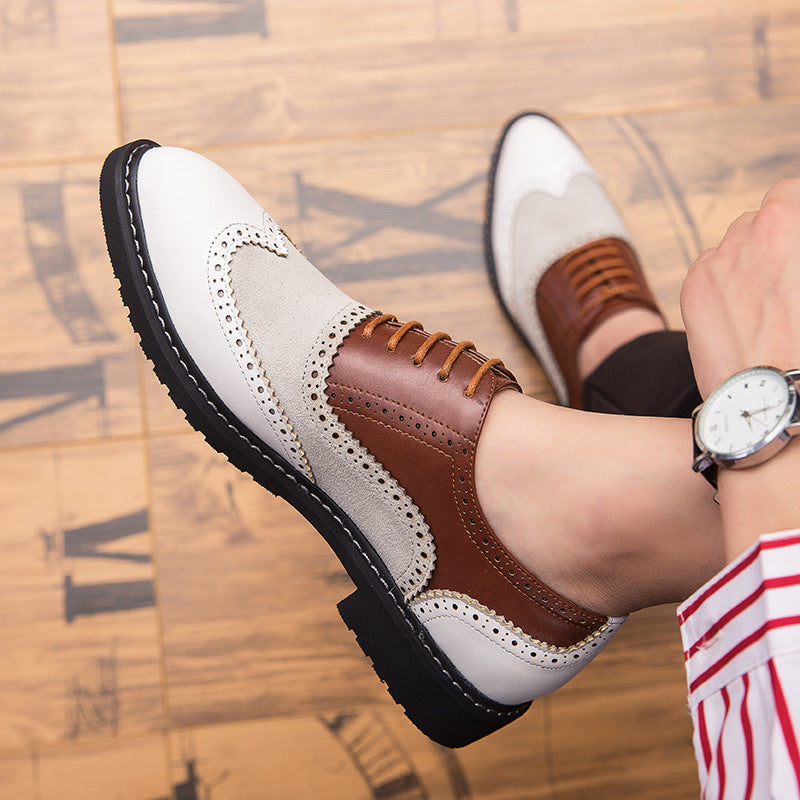 Damen Schnürschuhe Elegante Broguemuster Schuhe Klassisch