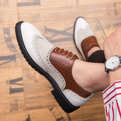 Damen Schnürschuhe Elegante Broguemuster Schuhe Klassisch