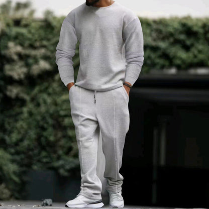 Herren Sweat-Set Elastisch Strukturiert Modern