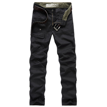Herren Cargo-Hose Robust Vieltaschen Funktionshose Outdoor