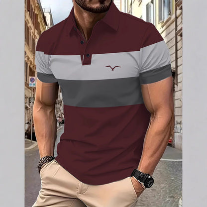 Herren Poloshirt Kurzarm Farbenfroh Modern Berlin - BerlinGlamour