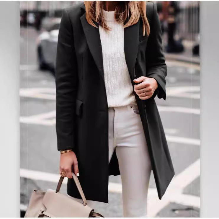 Eleganter Damen Langblazer Modern