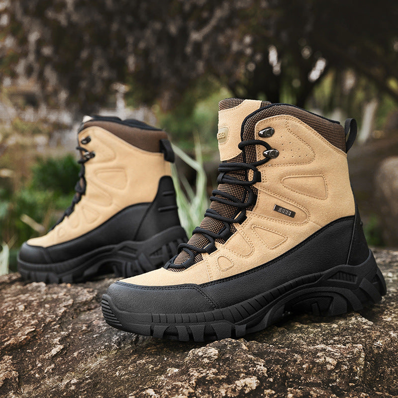 Herren Wanderstiefel Robust Wasserdicht mit hohem Knöchelschutz
