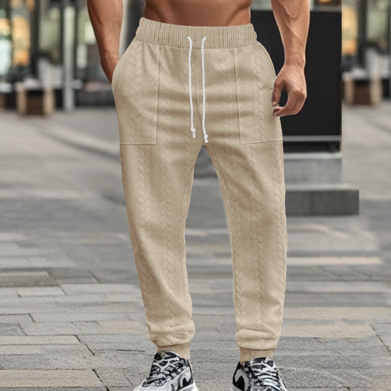 Bequeme Herren Fitnesshose Sportliche Hose Schwarz