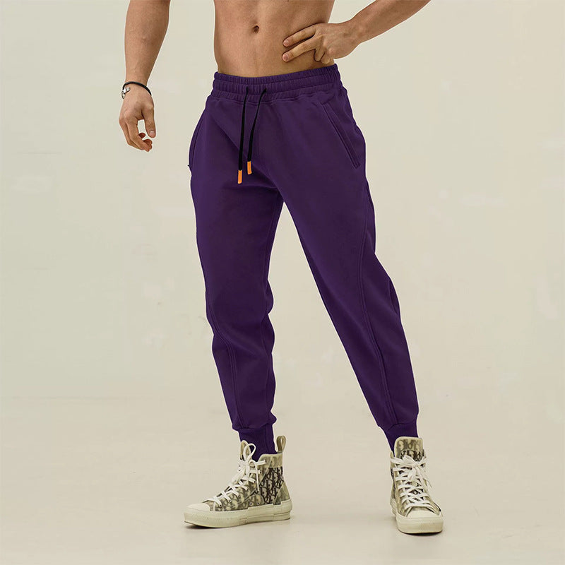 Sportliche Herren Joggerhose Bequem Grau