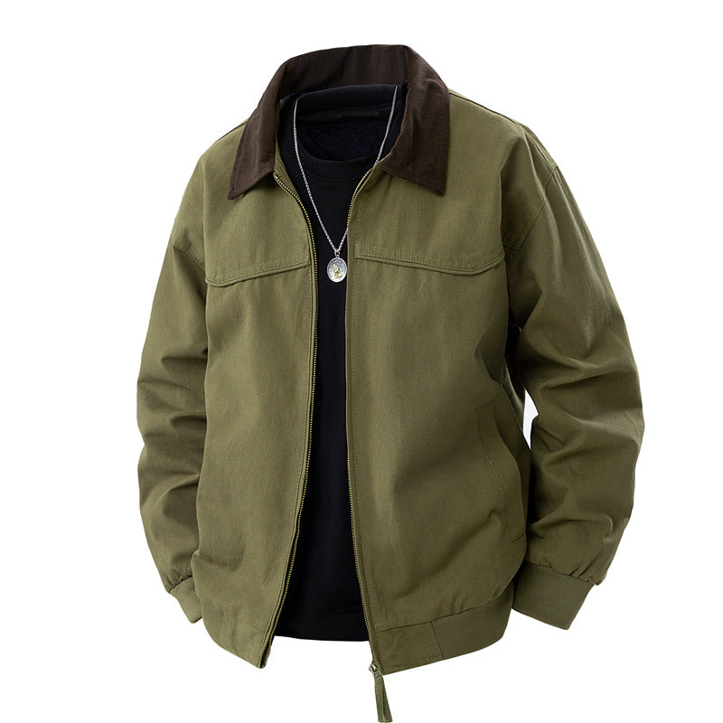 Herren Outdoor Jacke Leicht Wasserdicht Mit Taschen - BerlinGlamour