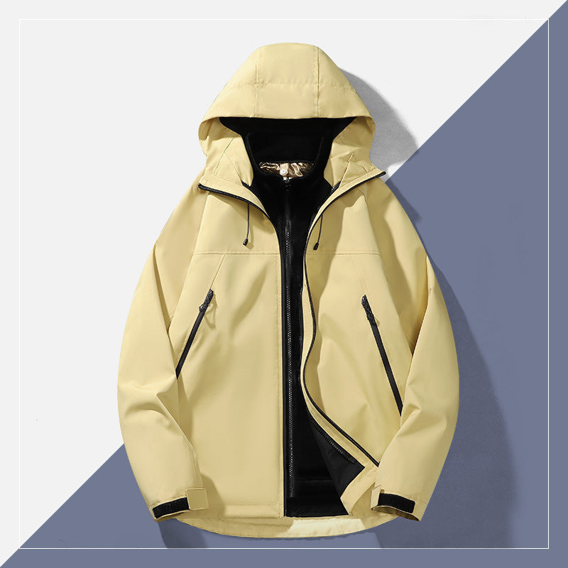 Herren Wetterjacke Wasserdicht Funktionell Modern