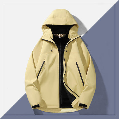 Herren Wetterjacke Wasserdicht Funktionell Modern