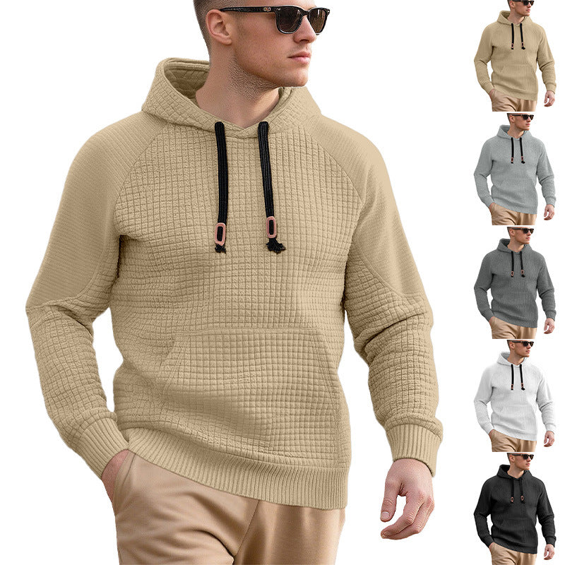 Herren Kapuzenpullover Sportlich Modern Mit Kordelzug - BerlinGlamour