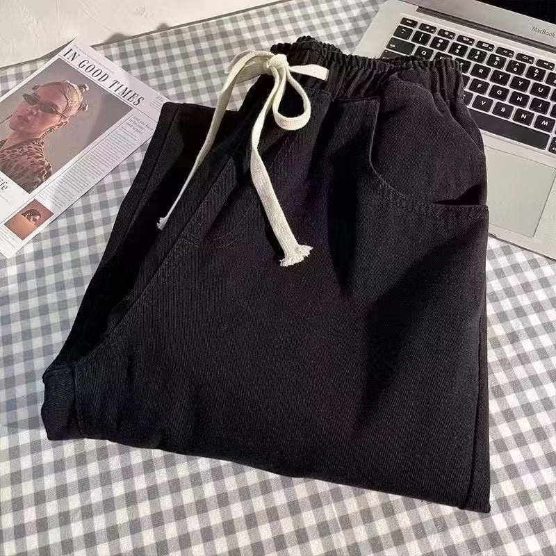 Herren Freizeithose Sportlich Mit Kordelzug und Taschen