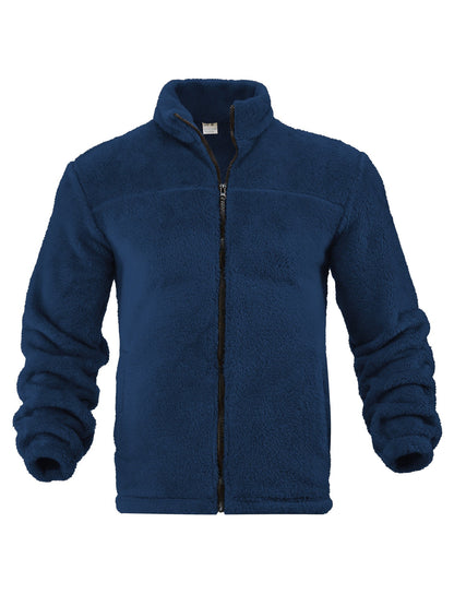 Herren Fleecejacke Weich Warm Hochkragen