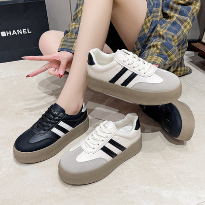 Damen Sneaker Plattform Schuhe Moderne Dämpfung
