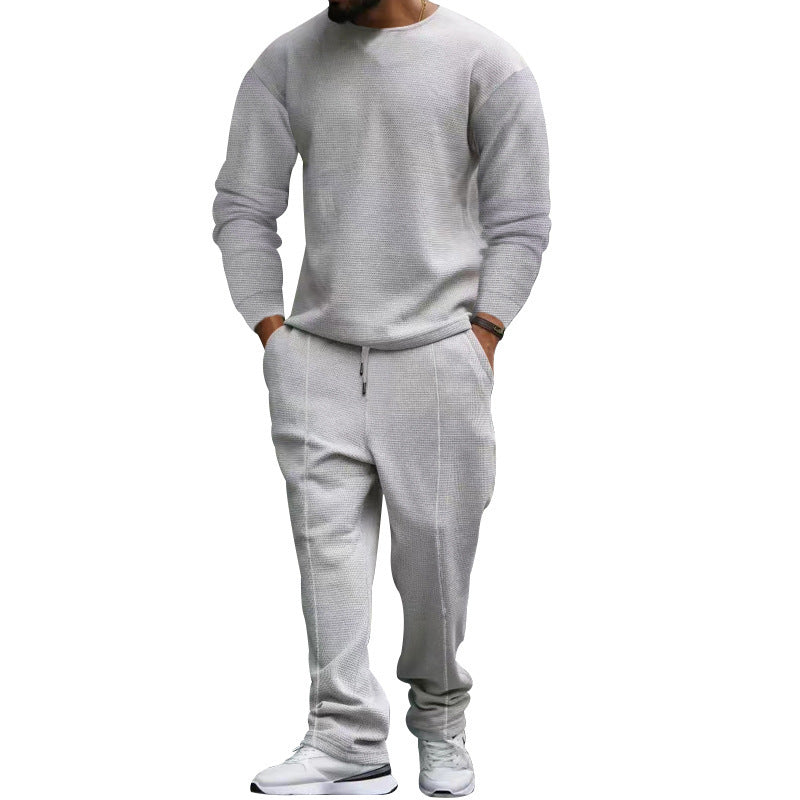 Herren Sweat-Set Elastisch Strukturiert Modern