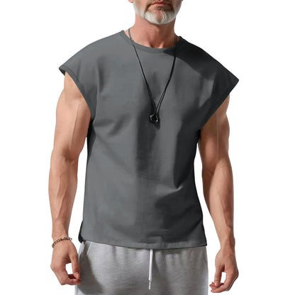Herren T-Shirt Ärmellos Atmungsaktiv Baumwolle Berlin Style