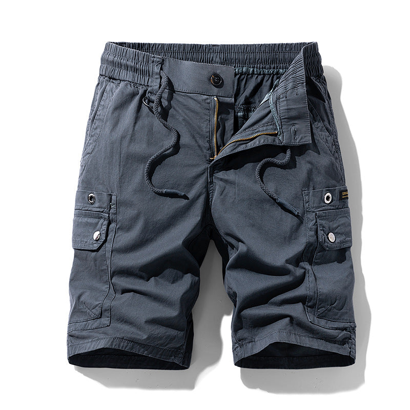 Herren Cargo Shorts Elastisch Multifunktionale Taschen