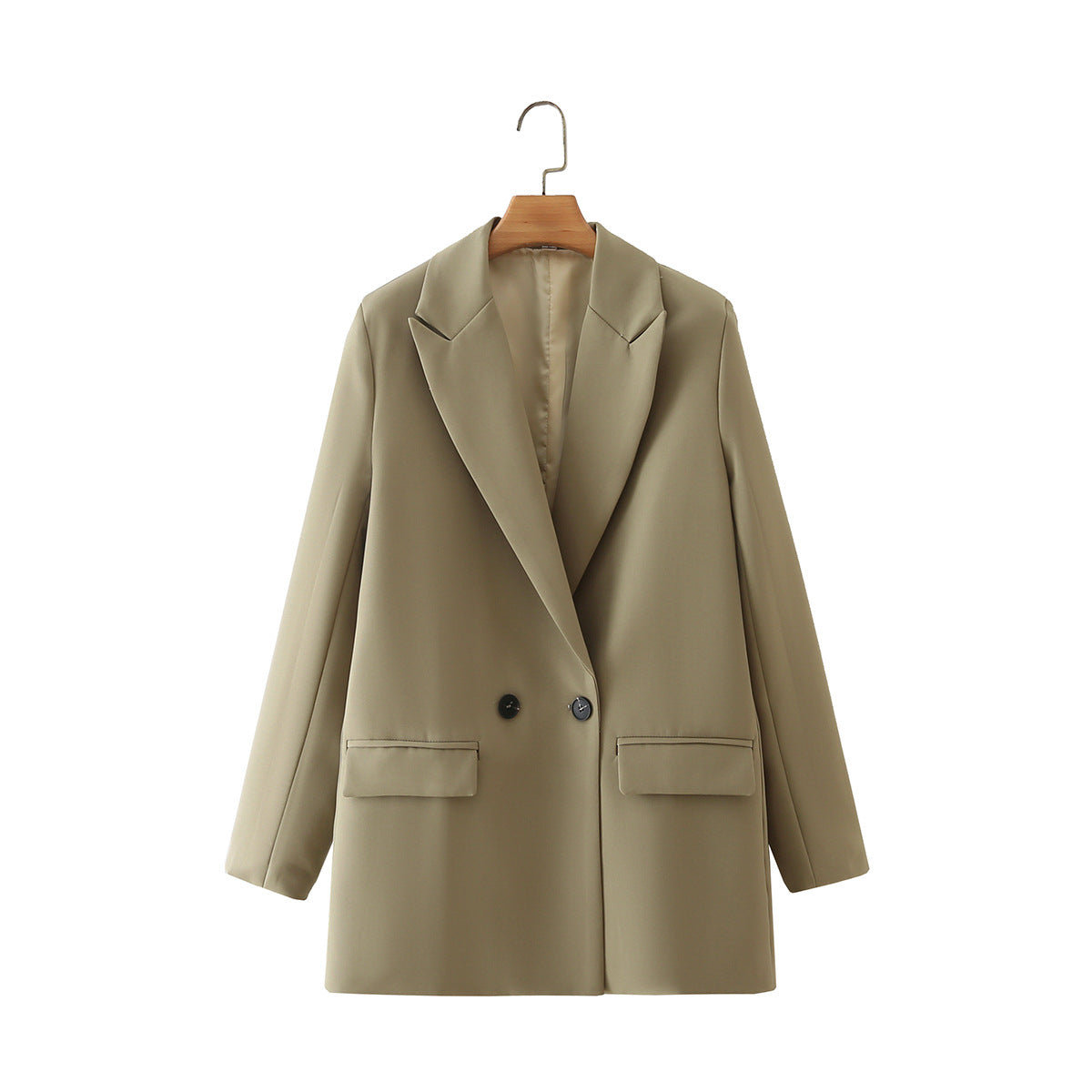 Herren Blazer Zweireiher Klassisch Elegent