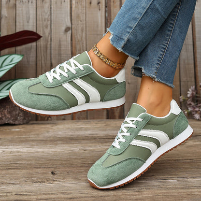 Damen Sneaker Sportlich Retro Atmungsaktiv Weich - BerlinGlamour