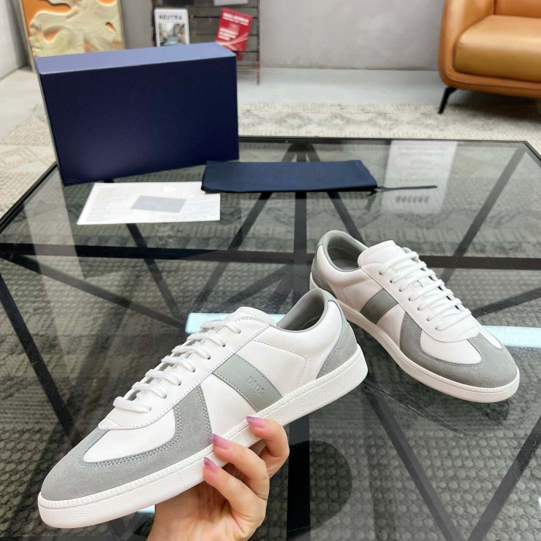 Damen Sneaker Weich Bequem Lederoberfläche