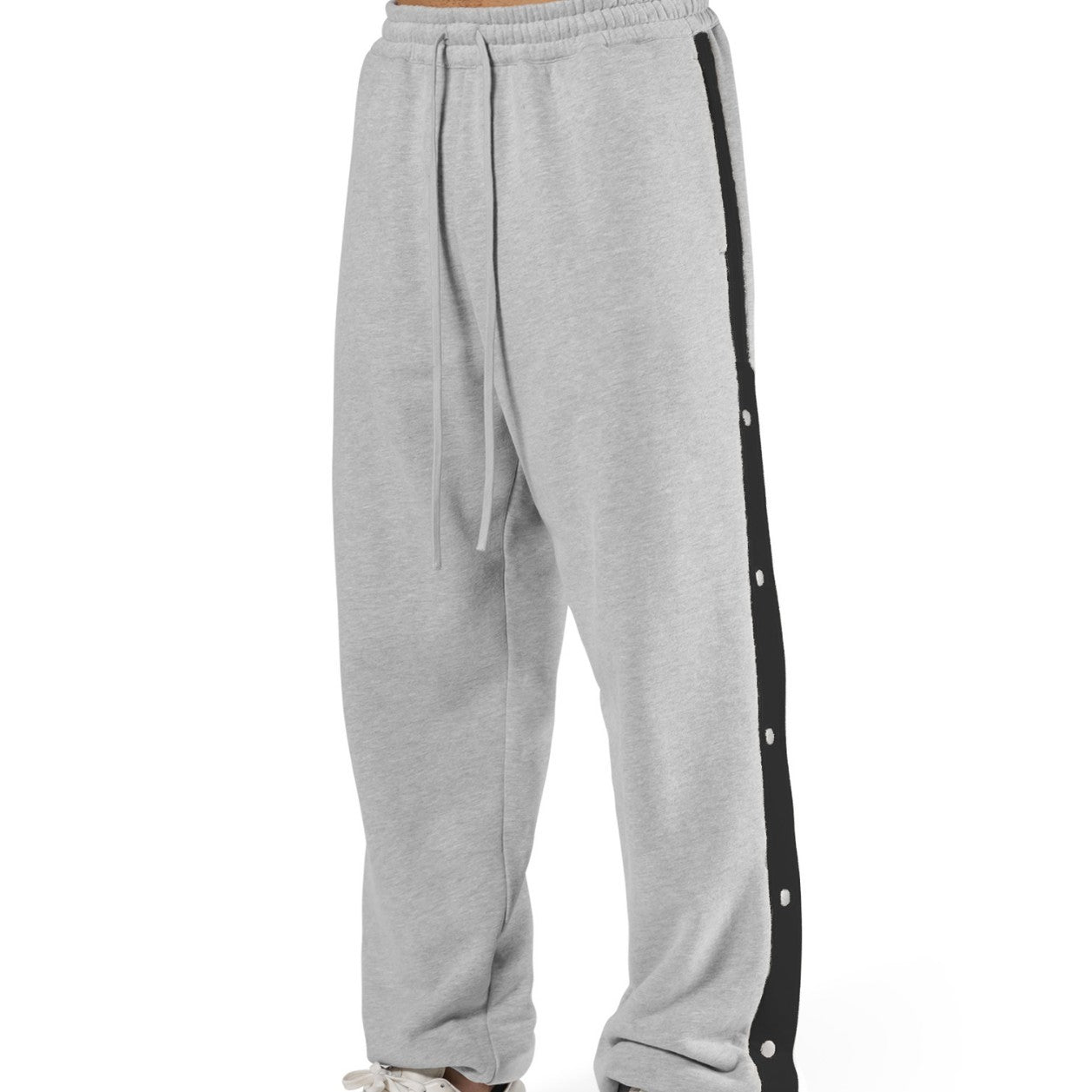 Herren Sporthose Elastisch Mit Druckknöpfen Comfort