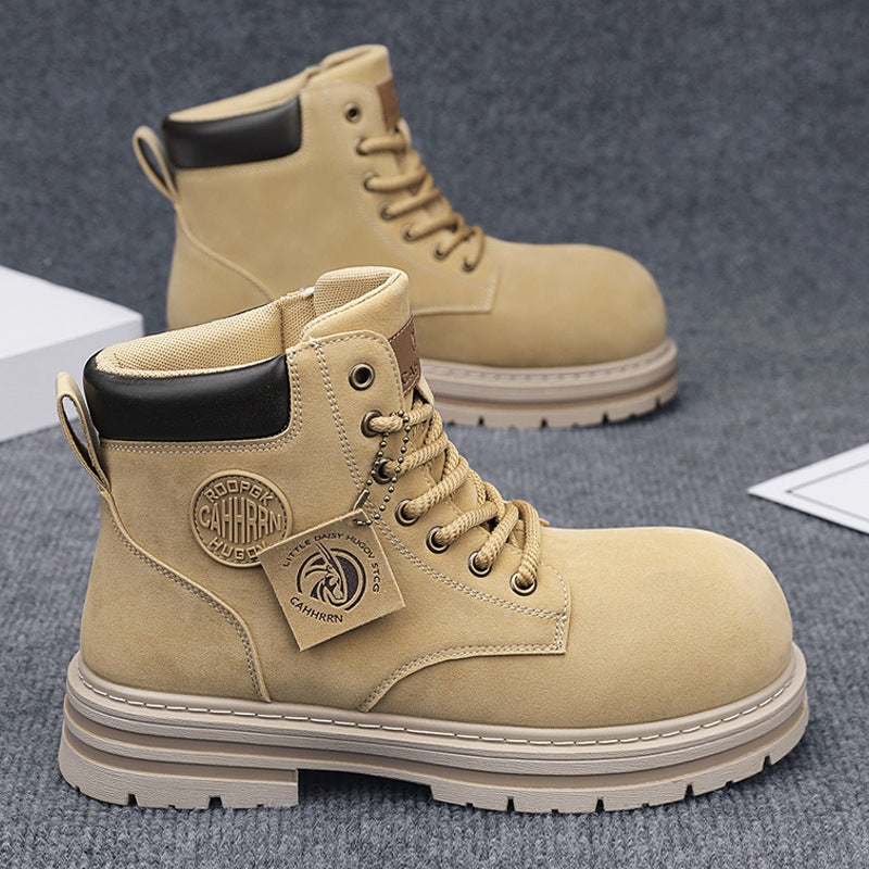Damen Schnürboots Robust Wildleder Winterstiefel - BerlinGlamour