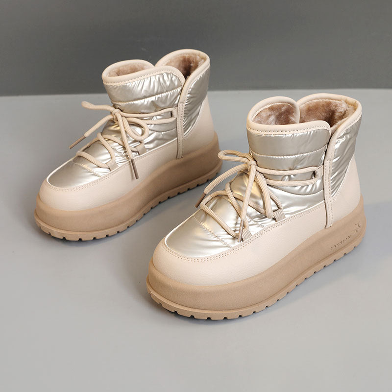 Warme Winterstiefel Damen Wasserdicht Isoliert
