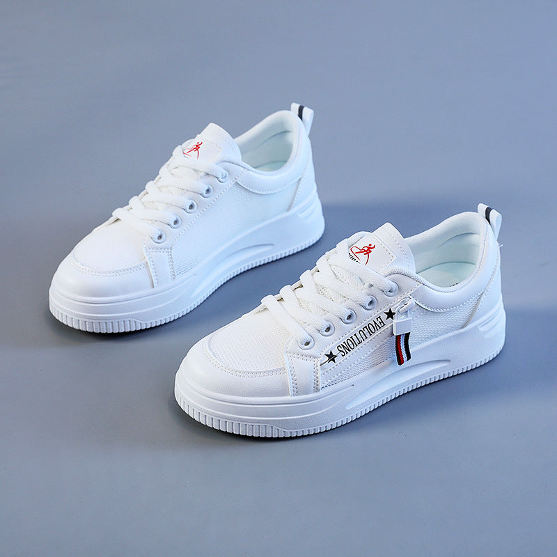Damen Sneaker Sportlich Laufschuhe Mit Zipperdesign