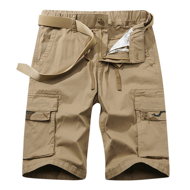 Herren Cargoshorts Robust Elastisch Mit Taschen - BerlinGlamour