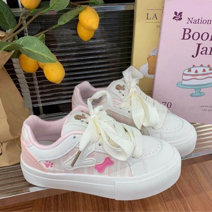 Damen Sneaker Tiermuster Robust Sportlich