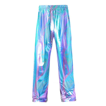 Herren Freizeithose Glänzend Elastisch Comfort - BerlinGlamour