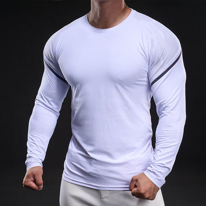 Herren Funktionsshirt Langarm Sportlich Aktiv