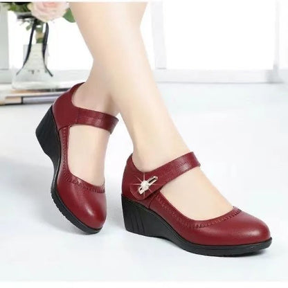 Damen Wedges Schuhe Elegant mit Riemen Hochzeitsschuhe - BerlinGlamour