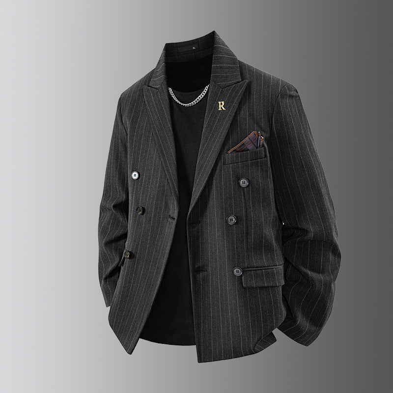 Herren Blazer Kariert Elegant Modern