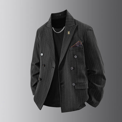 Herren Blazer Kariert Elegant Modern