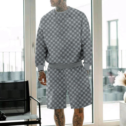 Herren Sportset Sweatshirt und Shorts Bequem