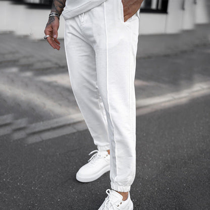 Herren Sport-Set Bequem Oversized T-Shirt Jogginghose
