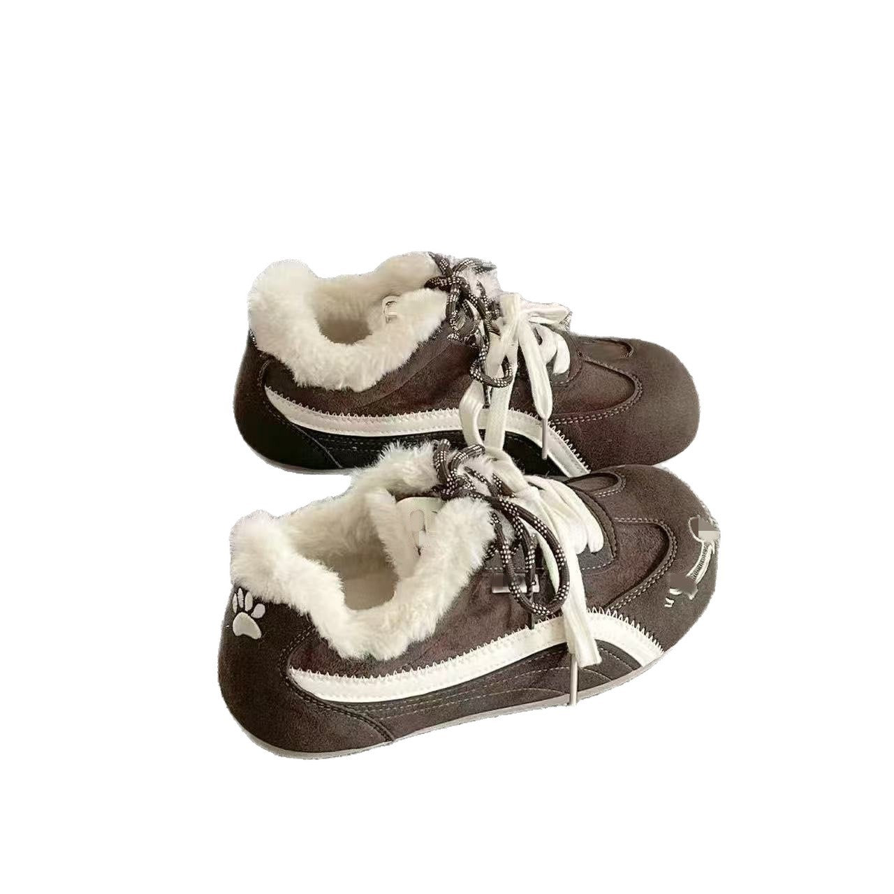 Damen Winter Sneaker Warm Fleece Innenfutter Rutschfest