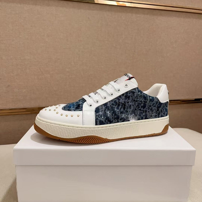 Damen Sneaker Geometrisch Modisch Trendy